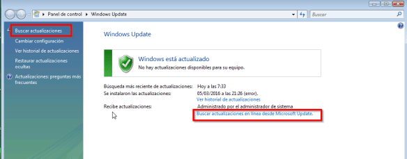 windows update - buscar (W7-1)
